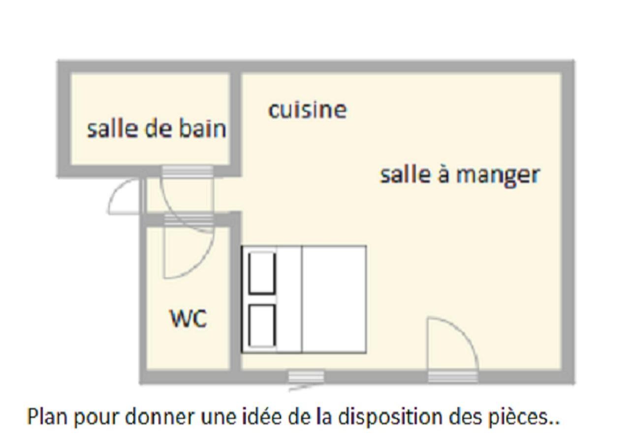 Studio Plain-Pied Apartamento Montjaux Exterior foto